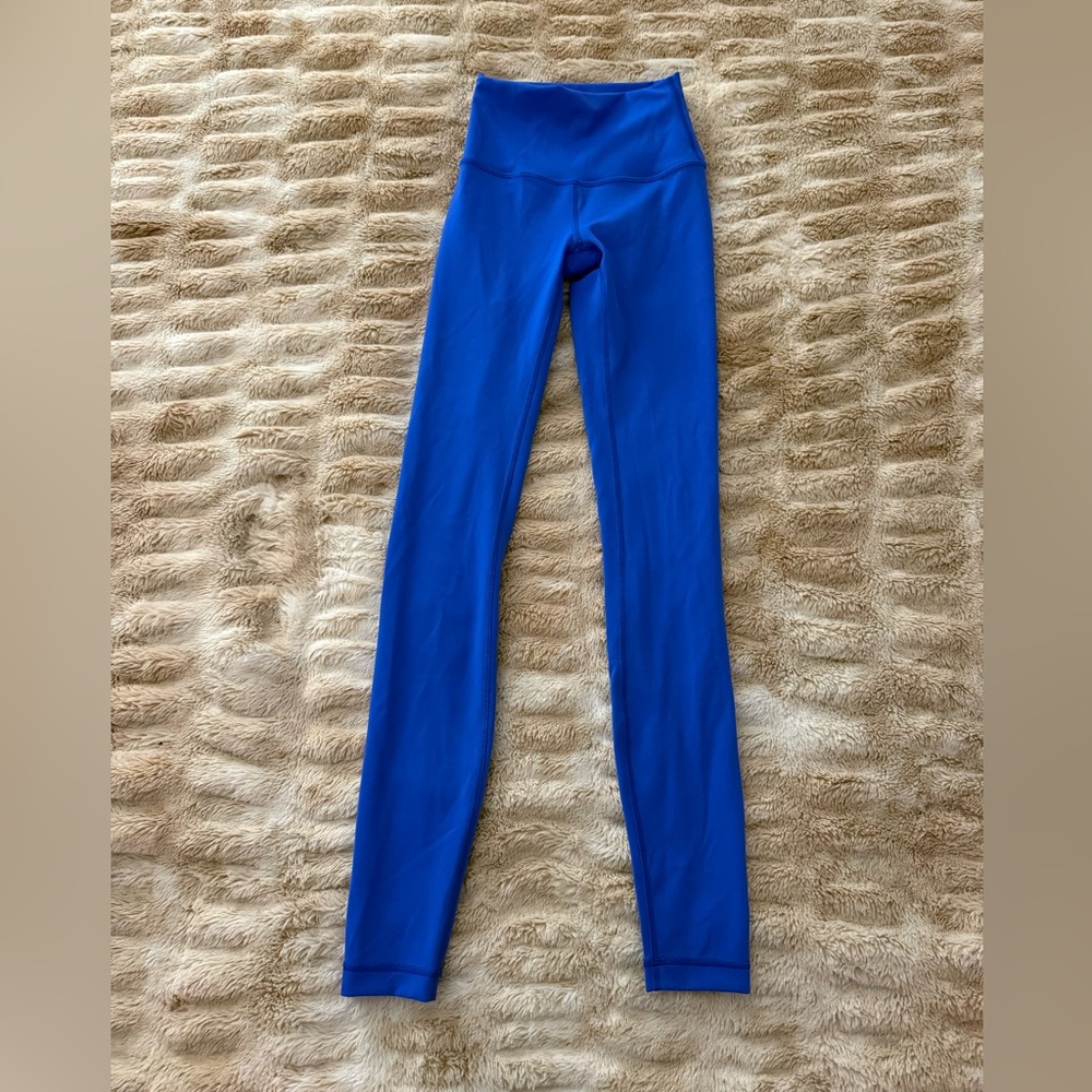 Lululemon Vibrant Blue High-Waisted Leggings